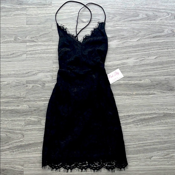 Pink Lily Dresses & Skirts - Pink Lily blk dress sz s NWT!!
